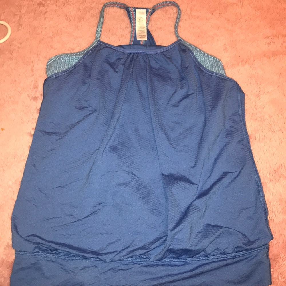 Blue Ivivva tank top